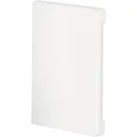 HAGER ELEKTRO Tapa final , modelo BR6510069016, de material PC/ABS, para conexión BR/A, con rosca de 80 mm, color blanco tráfico