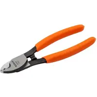 Bahco Alicates Para Cortar Y Pelar Cables Con Mangos Recubiertos De Pvc Para Cables De Cobre Y Aluminio 160 Mm