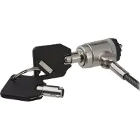 StarTech.com Botón De Bloqueo De Cable Con Llave De Empuje