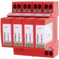 Dehn 942400 DG MP TNS 275: Dispositivo de protección contra sobretensiones. Protección contra sobretensiones para: armario de distribución. Capacidad: 20 kA. Cantidad: 1 unidad.