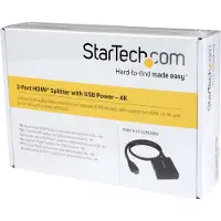 StarTech.com Divisor De Video Hdmi De 2 Puertos 4k-4k 30hz