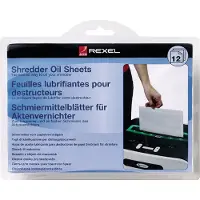 Rexel Trituradoras De Láminas Lubricantes 12 Unidades