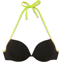 Buffalo Top de bikini manzana / fucsia / negro
