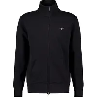 Gant para hombre. 2008006 Sudadera Shield con cremallera negro (XL), Casual, Algodón, outlet 2026.