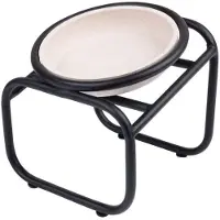District 70 Butler Single Soporte para Comedero - Negro