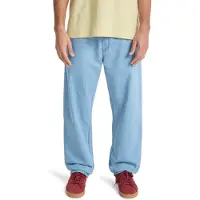 Quiksilver - Pantalones - Taxer Regular Denim Pant 2001 Stone Wash de Algodón - Talla S - Azul