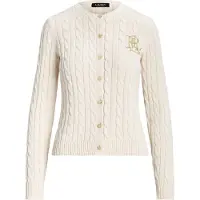 Ralph Lauren Cárdigan crema / oro