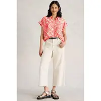 White Stuff Ellie Organic Cotton Shirt Pink Print Talla: 8 | Camisas Outlet | Mujer | Rosa