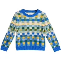 White Stuff Checkerboard Jumper Blue Multi Talla: 7-8 | Chalecos Outlet | Unisex | Azul