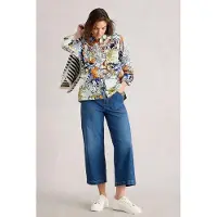 White Stuff Sophie Organic Cotton Shirt Orange Multi Talla: 16 | Manga Larga Outlet | Mujer | Naranja