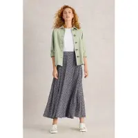 White Stuff Jada Jersey Maxi Skirt Navy Print Talla: 6 REGULAR | Faldas Maxi Outlet | Mujer | Azul