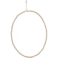 NAEMI Cadena oro rosa / transparente