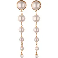 Gaya Pendientes blanco