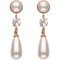 Faina Pendientes blanco