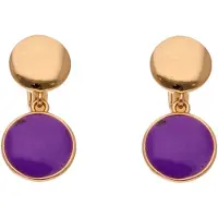 Faina Pendientes oro / lila