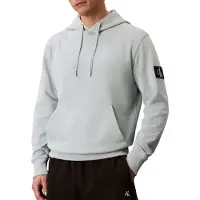 Calvin Klein Ls 350terry Badge Sweatshirt Old Overcast Talla: XL | Sudaderas con Capucha Outlet | Hombre