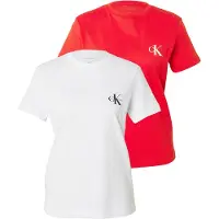 Calvin Klein Jeans Camiseta rojo / negro / blanco