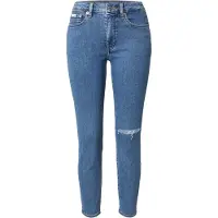Calvin Klein Eu Mid Rise Skinny Blue Jay Talla: W27 Short | Vaqueros Skinny Outlet | Mujer | Azul