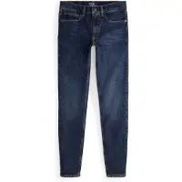 Ralph Lauren para mujer. 211971208001 Jeans Super Slim Fit de tiro medio azul (33/32), Casual, Algodón, Denim, outlet
