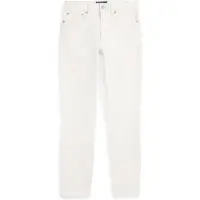 Ralph Lauren para mujer. 211970682001 Jeans elásticos Parkside Active Taper blanco (28/32), Casual, Algodón, Denim, o