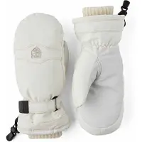 Hestra - Guantes de esquí - Cosy Mitt Ivory de Lana - Talla 9 - Blanco
