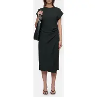 Closed Draped Dress Irish Coffee Talla: XXS | Vestidos Midi Outlet | Mujer | Marrón