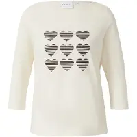 Comma T-shirts Offwhite Talla: 40 | Camisetas de Seda Outlet | Mujer | Blanco