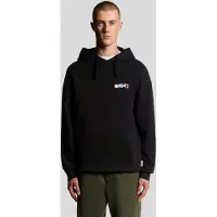 Lyle & Scott Paper Letters Graphic Hoodie Jet Black Talla: XS | Sudaderas con Capucha Outlet | Hombre | Negro