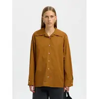 Selected Blusa cognac