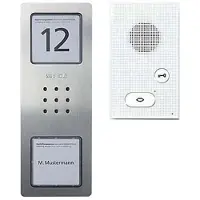 Siedle Siedle, sistema de audio SET CAB 850-1 E/W, modelo básico, acero inoxidable cepillado