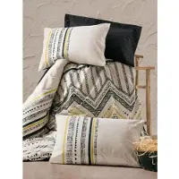 L'essentiel Maison , Elvira - , juego de sábanas de algodón ranforce para cama king-size (tamaño francés), , 100% algodón ranforce, 240 x 220 cm