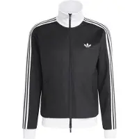 Adidas Sudadera con cremallera 'Classic' negro / blanco