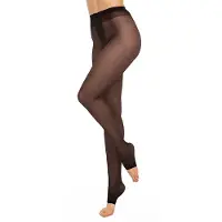 Glamory Leotardos finos 'Toeless 20 Zehenfreie Strumpfhose' negro