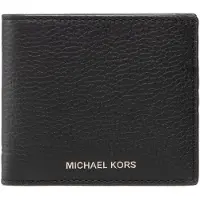Michael Kors para hombre. 39S0LHDF1L Billetera Hudson fina de piel granulada negro (OSFA), Casual, outlet 2026.