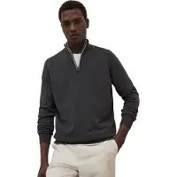 Ecoalf para hombre. MCMGAKNLARCH0632W25-679 Jersey Larch marino (L), Negro, Casual, Sostenible, Lana reciclada, outlet 2026.