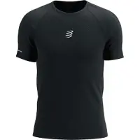 Compressport - Ropa para trail running - Trail Racing SS Tshirt M Black - Talla XL - Negro