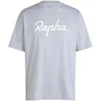 Rapha - Cotton T-Shirt Large Logo - Camiseta de manga corta size XL, gris
