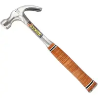 Estwing E16C Curved Claw Hammer EWEE16C Stacked Leather Grip. martillo de carpintero, 454 gramos