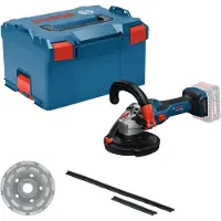 Bosch Amoladora de hormigón GBR 18V-15 S en maletín L-BOXX