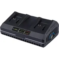 Scheppach Cargador doble SDBC4.5 A | 4,5 A para baterías de iones de litio | 230 – 240 V | 240 W | adecuado para la serie IXES de 20 voltios de