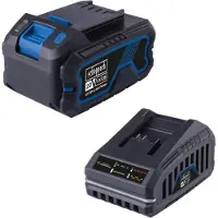 Scheppach Kit de inicio 4.0 SBSK4.0 | Incluye batería de 20 V / 4,0 Ah y cargador de 2,4 A / 65 W | Serie IXES de 20 voltios de