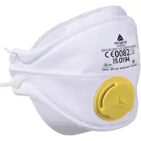 Delta Plus Mascarilla FFP2 con válvula, 10 unidades