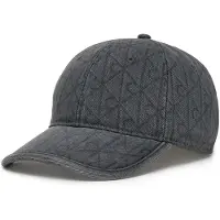 Calvin Klein Denim Emblem Burnout Cap Charcoal Gray Talla: OS | Sombreros Outlet | Mujer | Negro