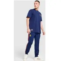 Adidas adidasPantalón AS Roma Terrace Icons S Dark Blue / Crew Yellow Hombre