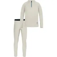 Normani Conjunto de ropa interior 'Nyapari Mackay' negro / blanco lana