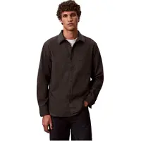 Calvin Klein Ls Melange Flannel Shirt Black Talla: S | Camisas Casuales Outlet | Hombre | Negro