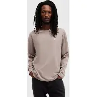 AllSaints Rowe Ls Contrast Cre Tuscan Brown Talla: XS | Jerséis Outlet | Hombre | Marrón