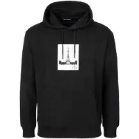 Karl Lagerfeld Sudadera negro / blanco