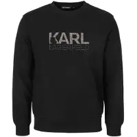 Karl Lagerfeld Sudadera gris / negro