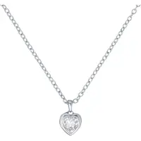 Ted Baker Cadena 'HANNELA: CRYSTAL HEART PENDANT' plata